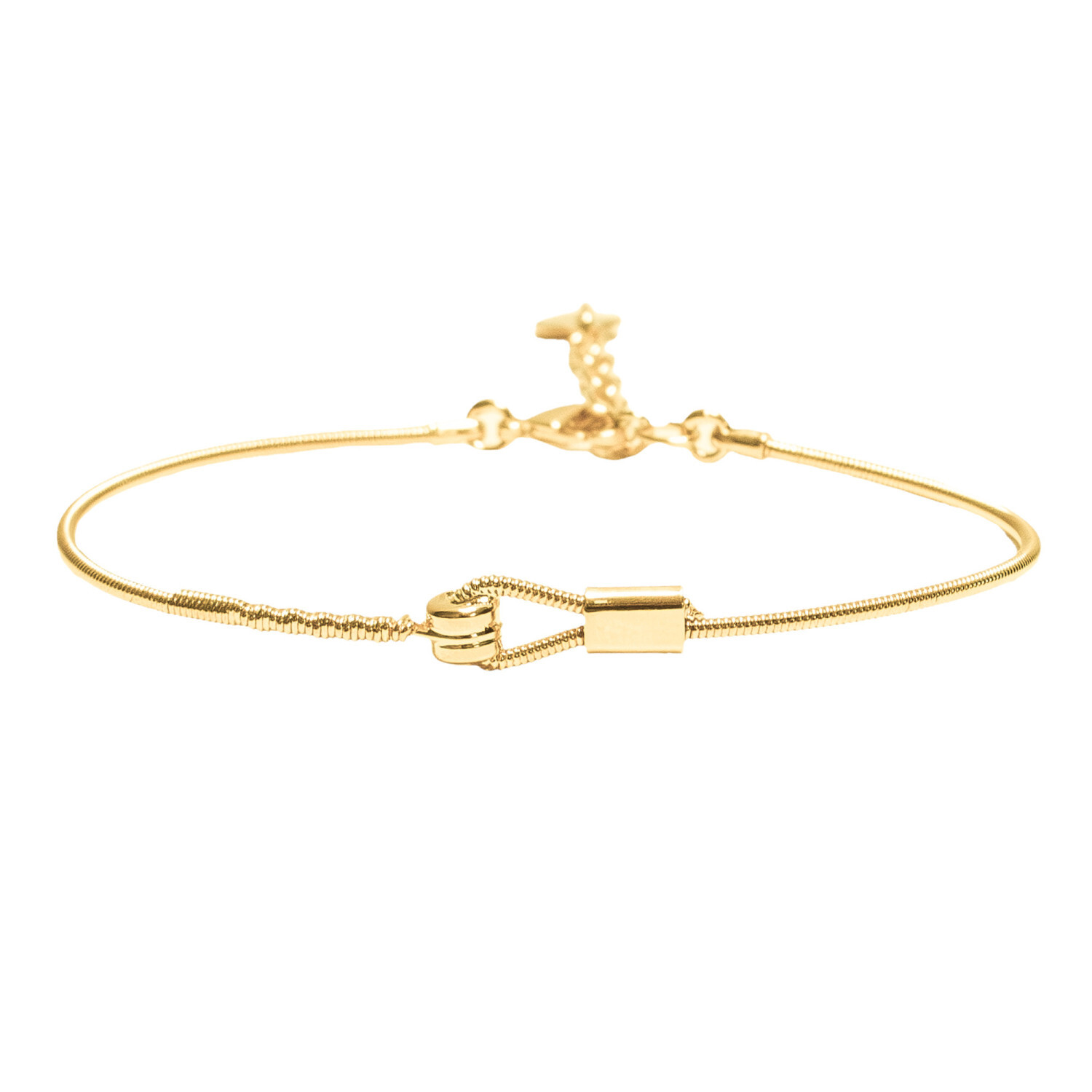 1SS0418-183 [SING A SONG]  JUST ME, YOU & ME Bracelet " Just Me" Horizontale En Corde De Guitare #Doréjaune (EU)