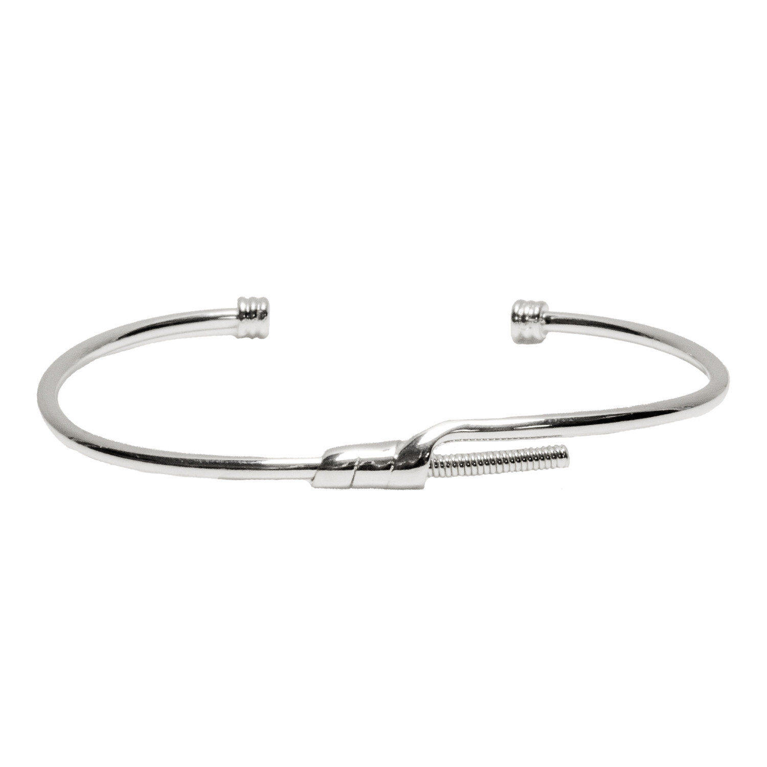 1SS0418-232 [SING A SONG]  EMBALLE-MOI ( "WRAP ME UP") Bracelet Jonc Kool En Corde De Basse #Argenté (EU)