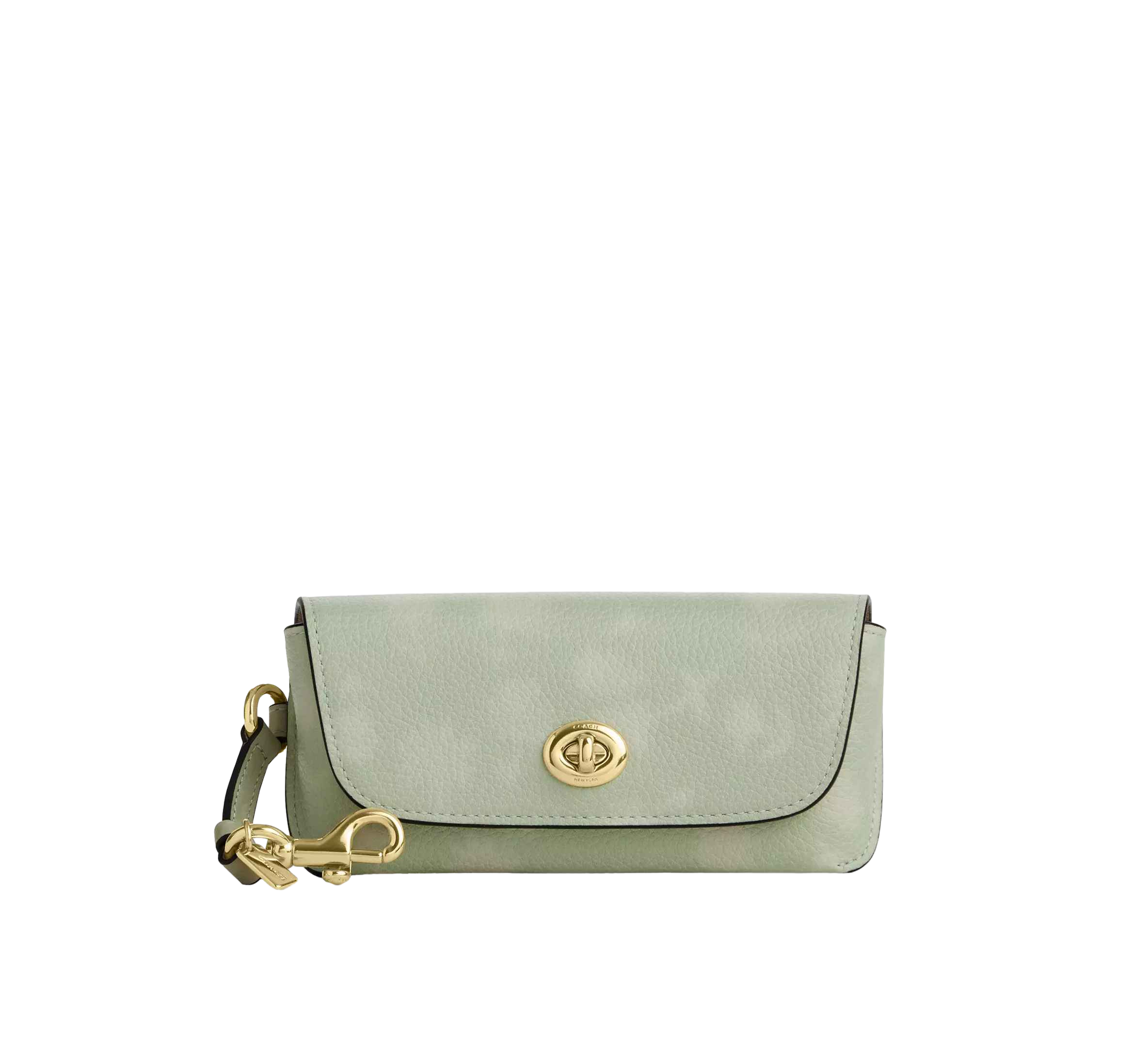 【Coach Outlet】Sunglasses Case With Floral Print  綠