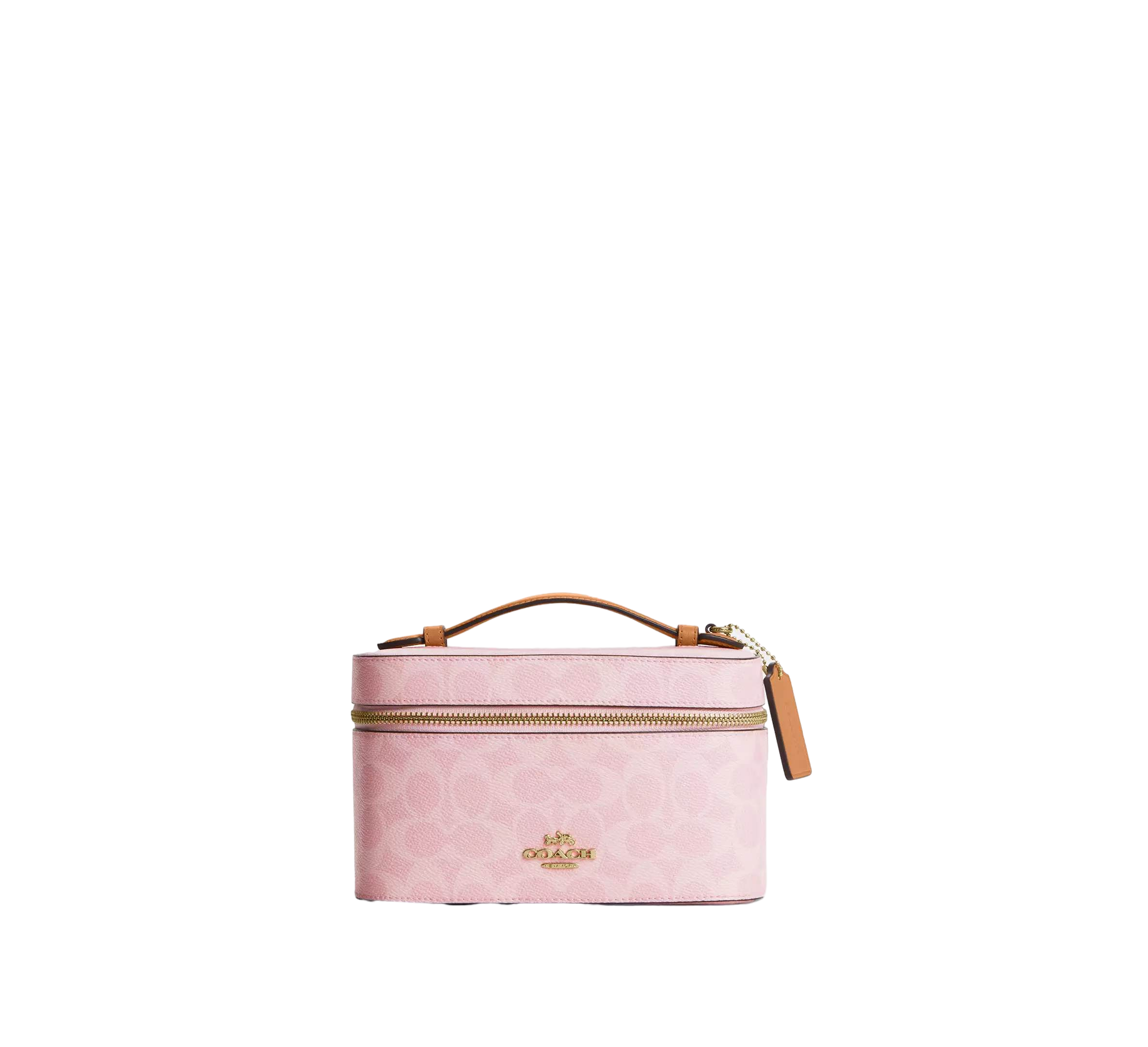 【Coach Outlet】Cosmetic Case In Signature Canvas  粉