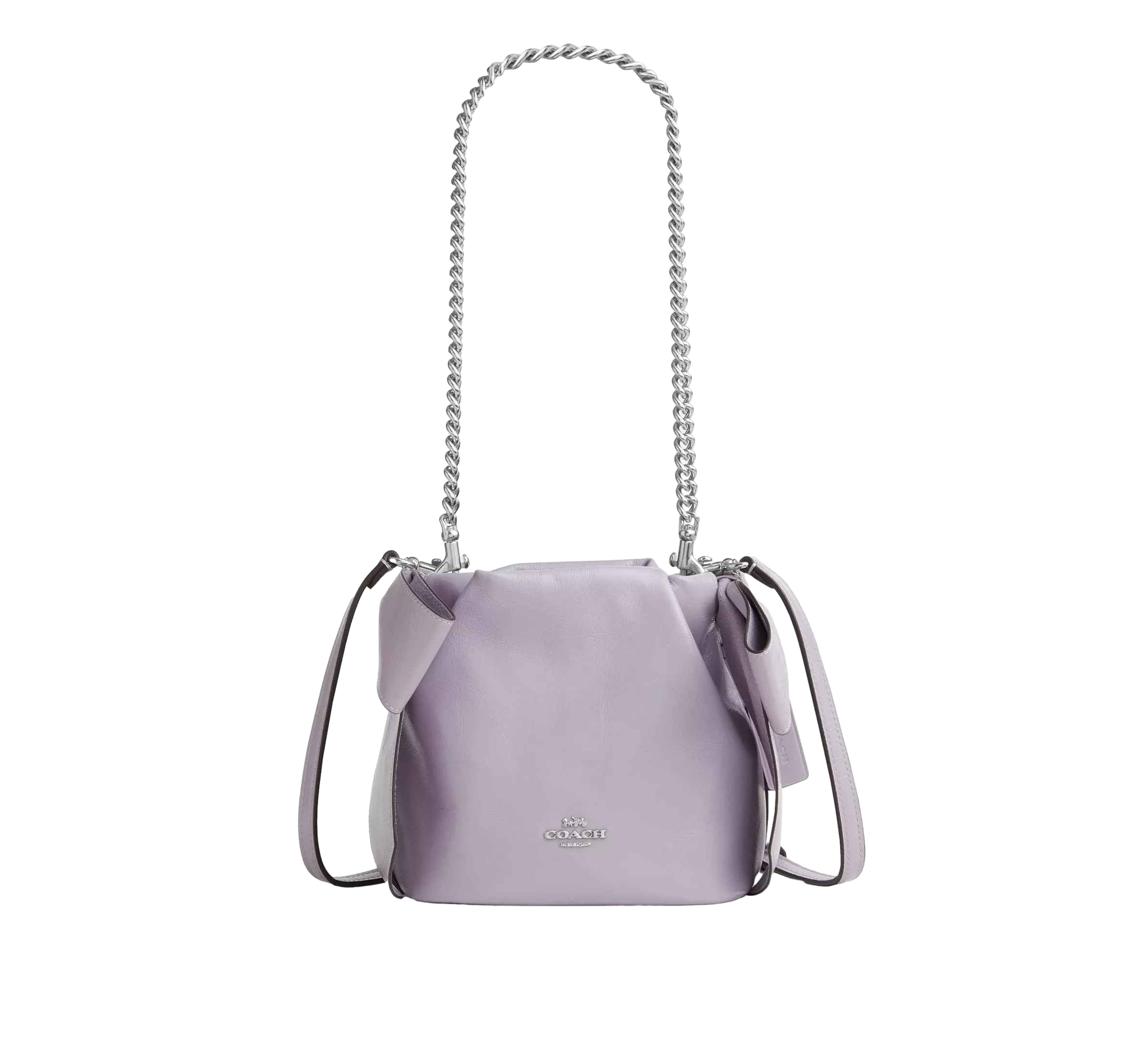 【Coach Outlet】Faye Mini Drawstring Bag With Bows  紫