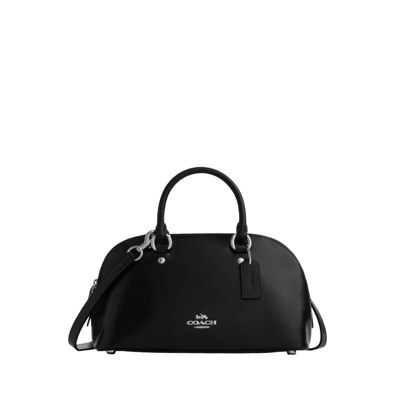 【Coach Outlet】Crnkl Lth Lra Schl B  黑