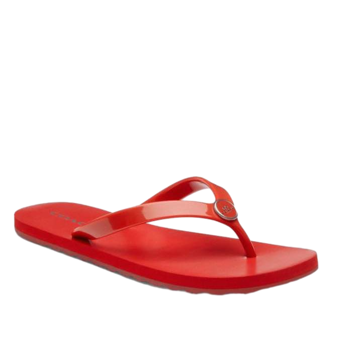 【Coach Outlet】ZAYN RUBBER FLIP  紅