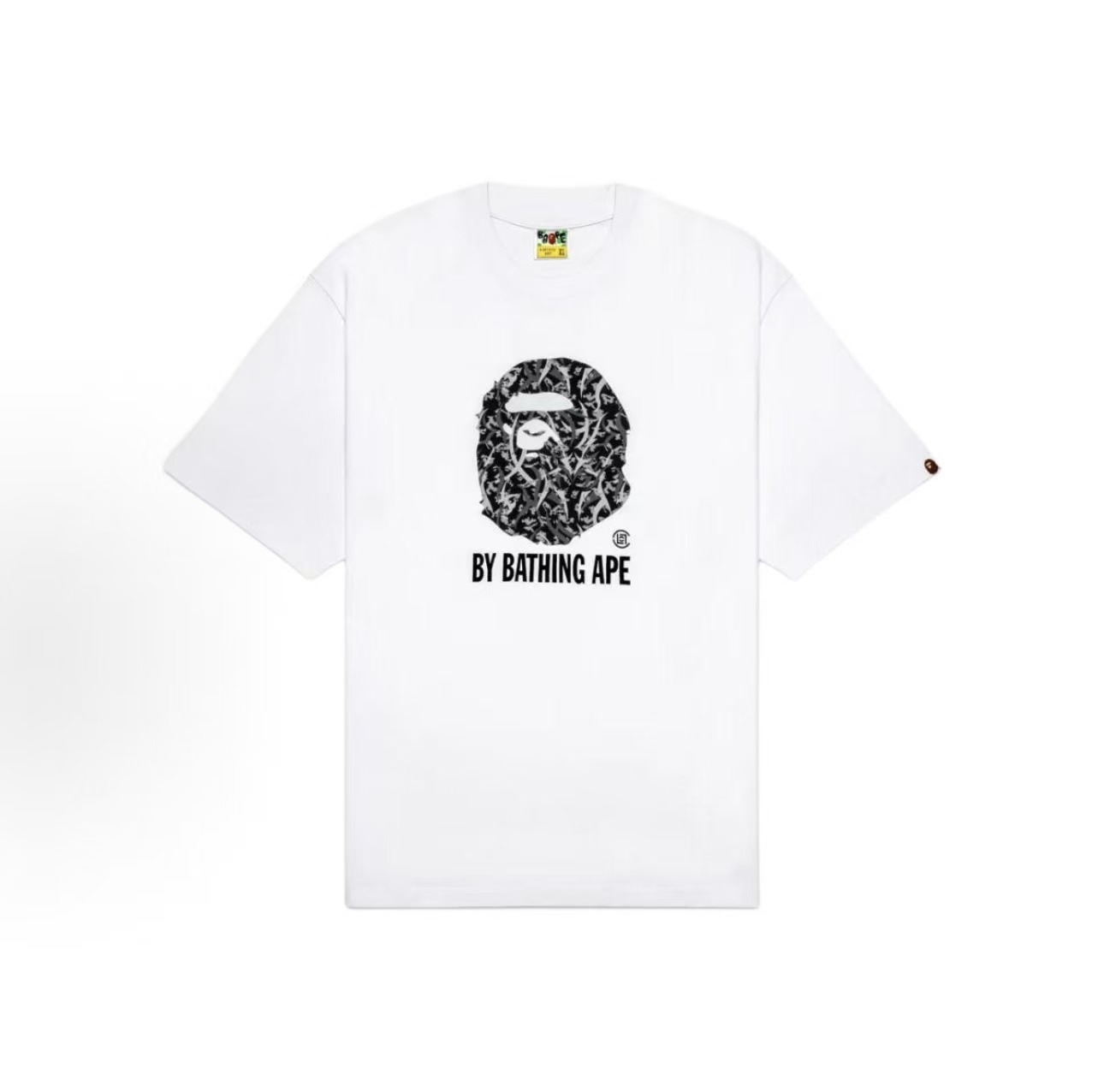 BAPE × CLOT 聯名款荊棘猿人頭短T (2色)