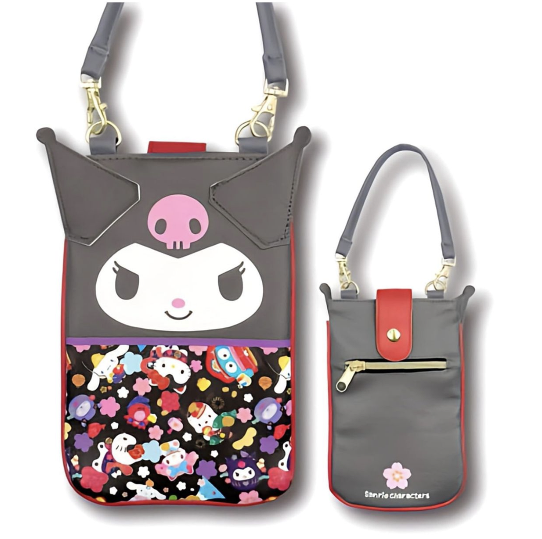Kuromi 2Way 手機袋 斜揹袋