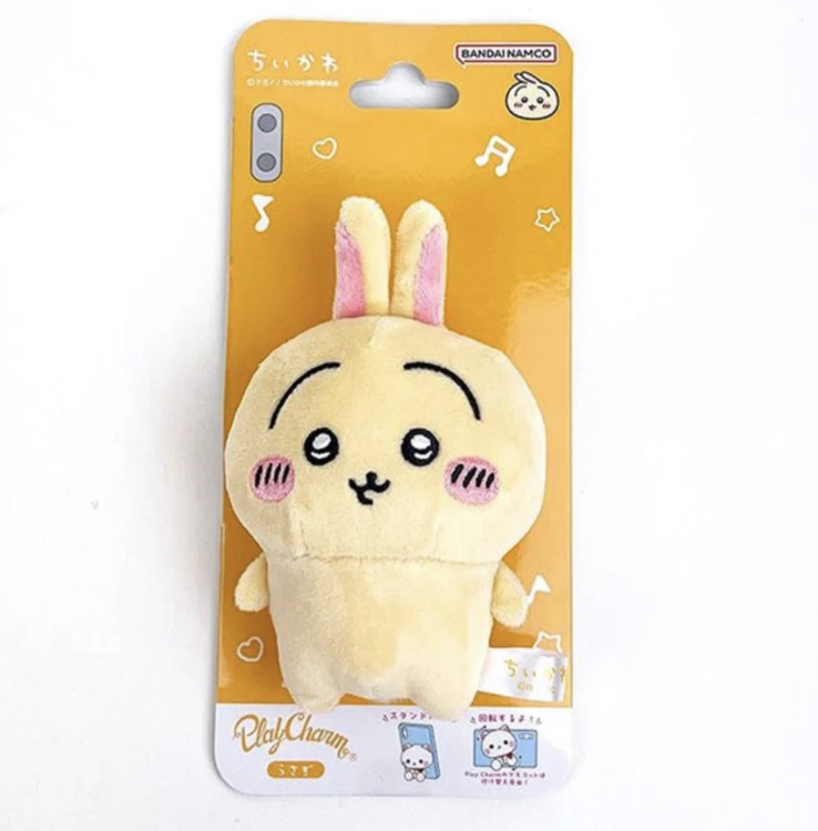 Chiikawa 周邊產品 - Play Charm手機背公仔: 兔兔