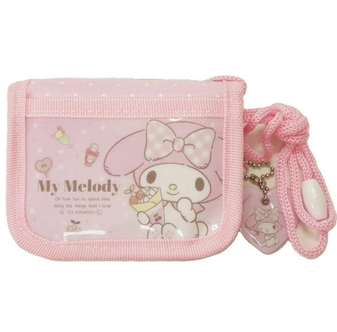 My Melody 掛繩斜揹銀包