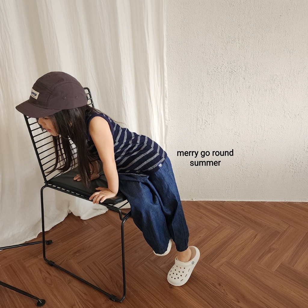 正韓夏Merry-go-round 2色橫條背心