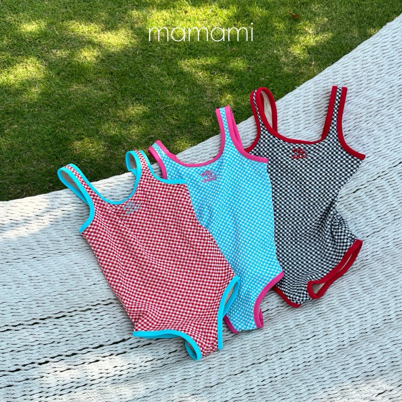 Candy Check 連身泳衣