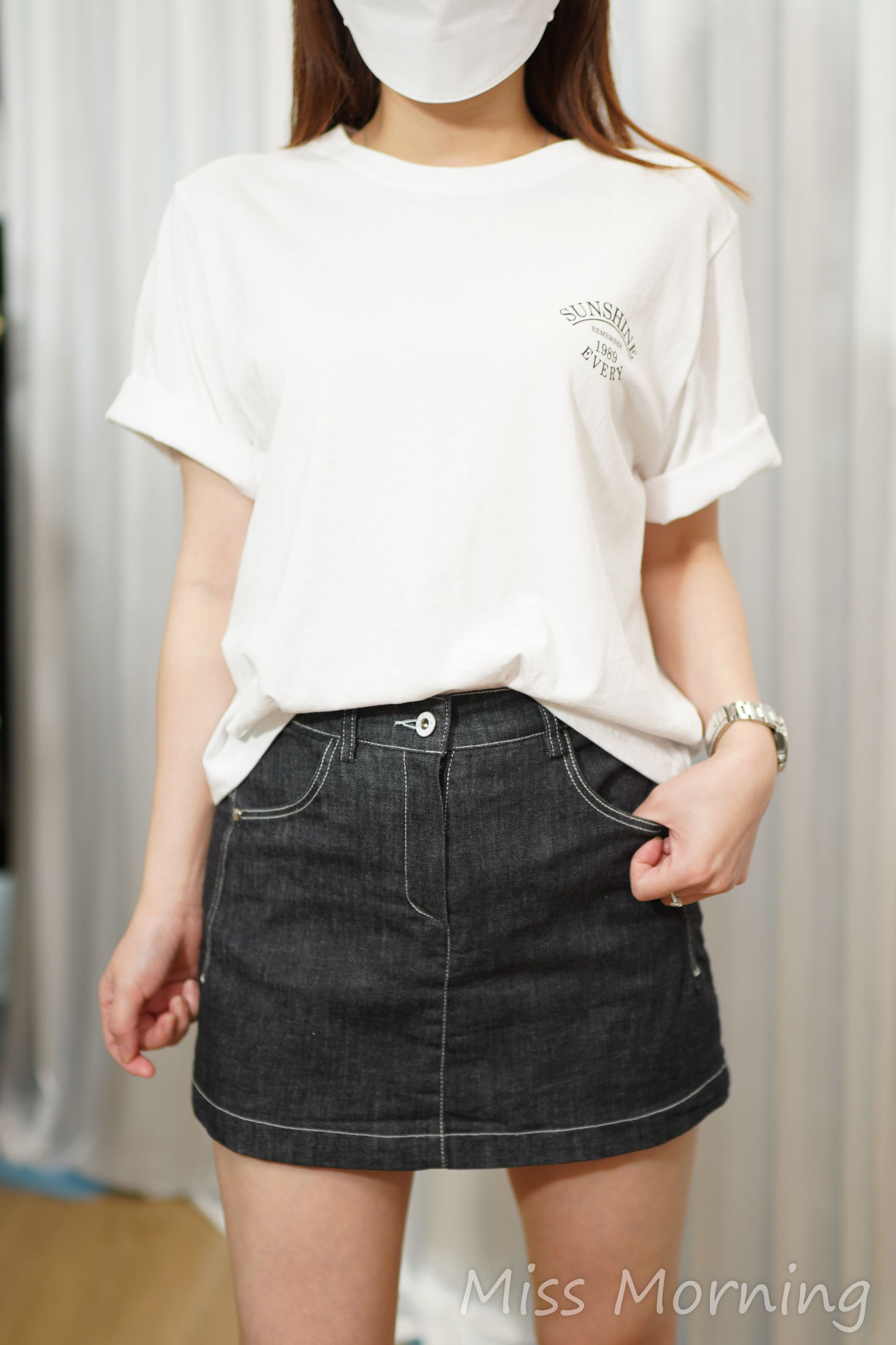 洗水色靚棉tee(15161)