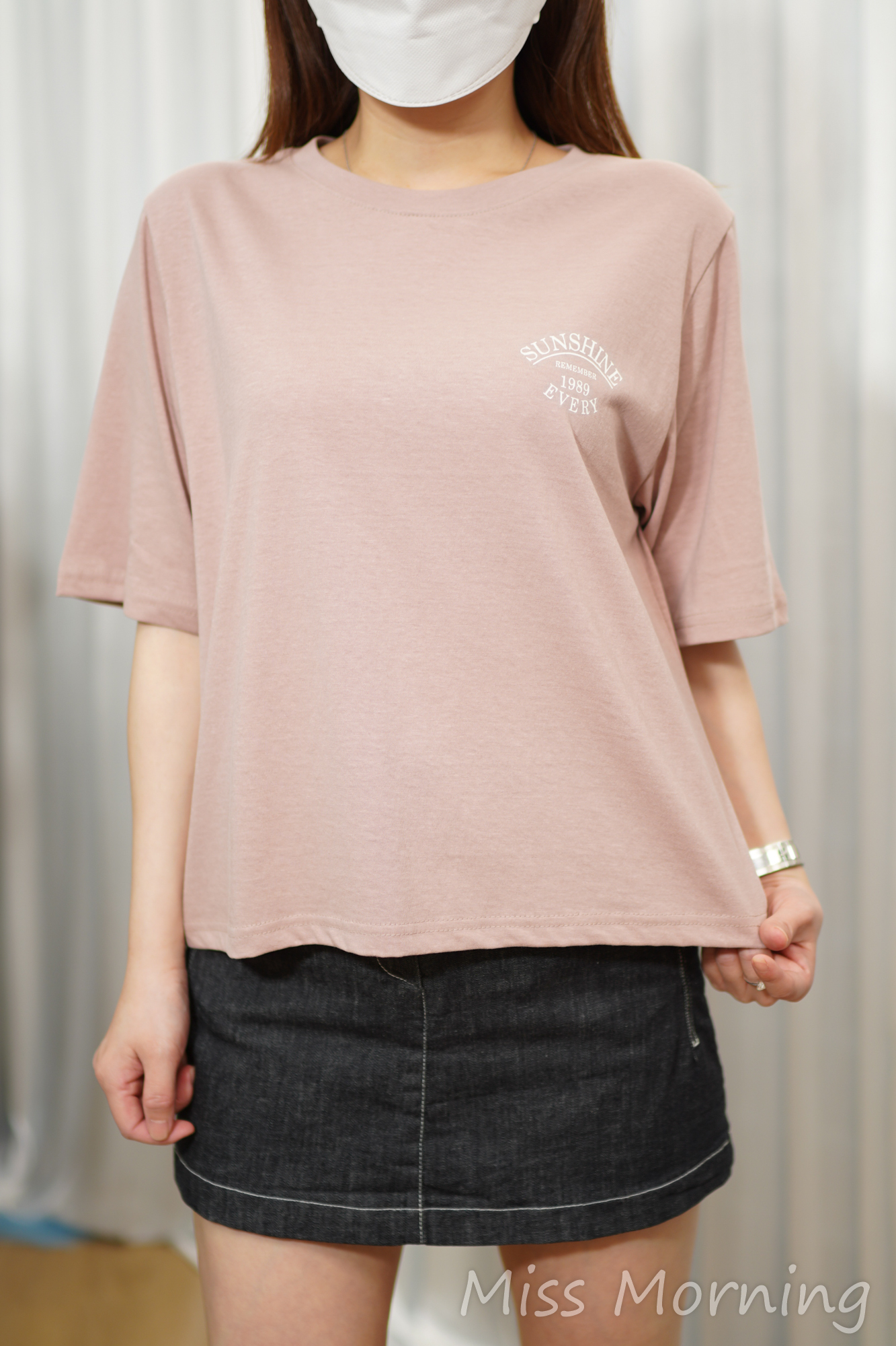 洗水色靚棉tee(15161)