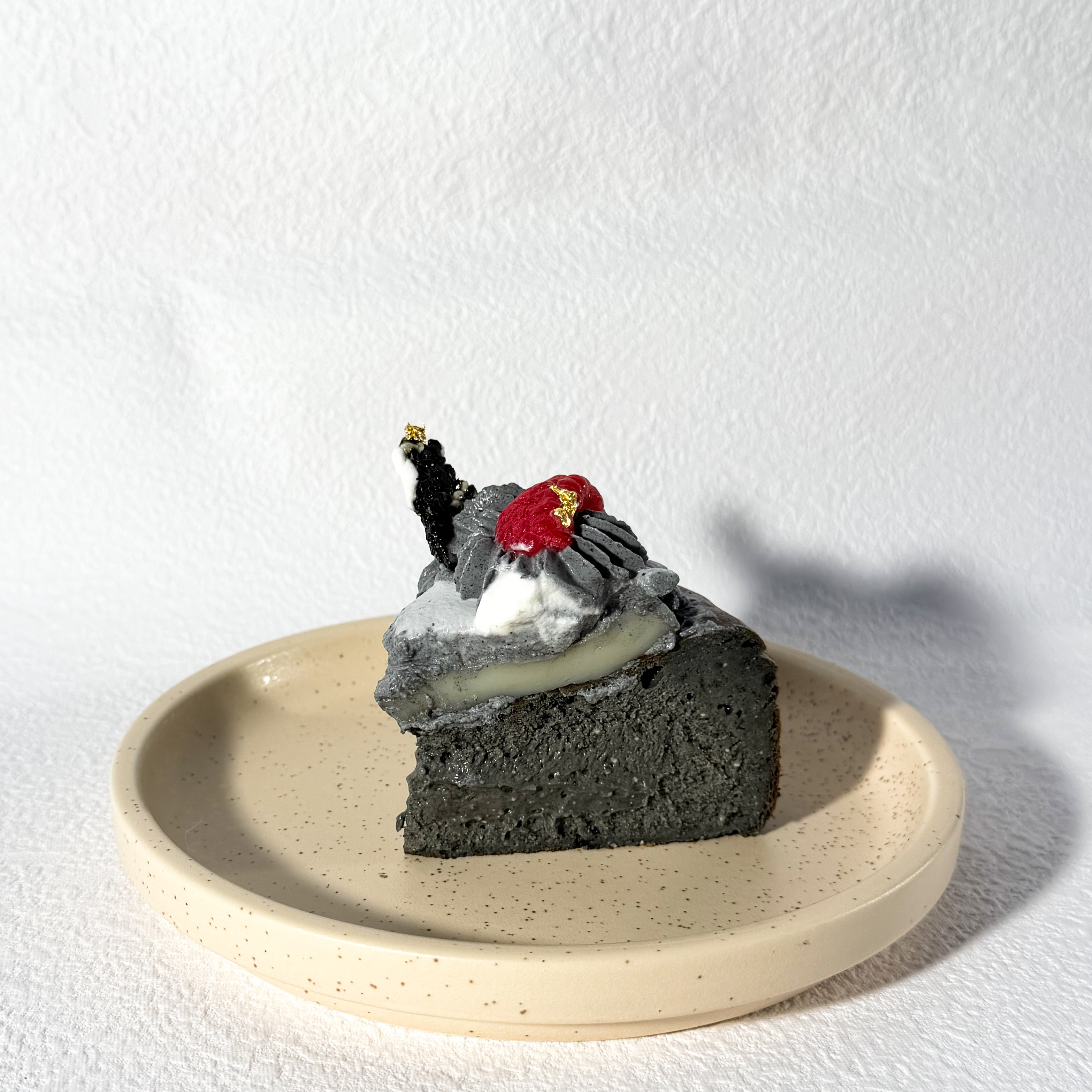 【母親節限定】 自家製麻糬・九鬼芝麻焦香芝士蛋糕