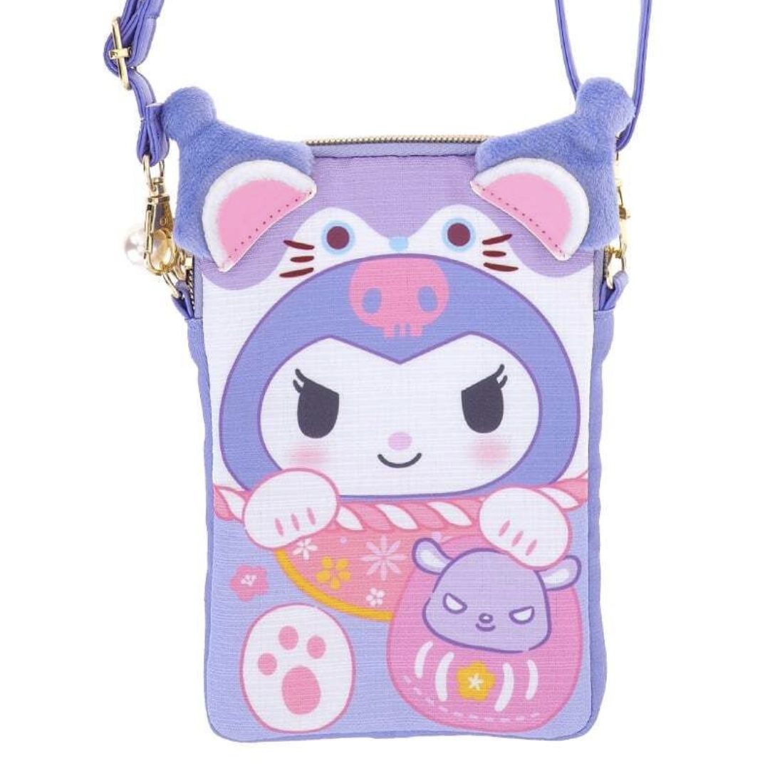 Kuromi 公仔造型斜揹袋 9-8281-4
