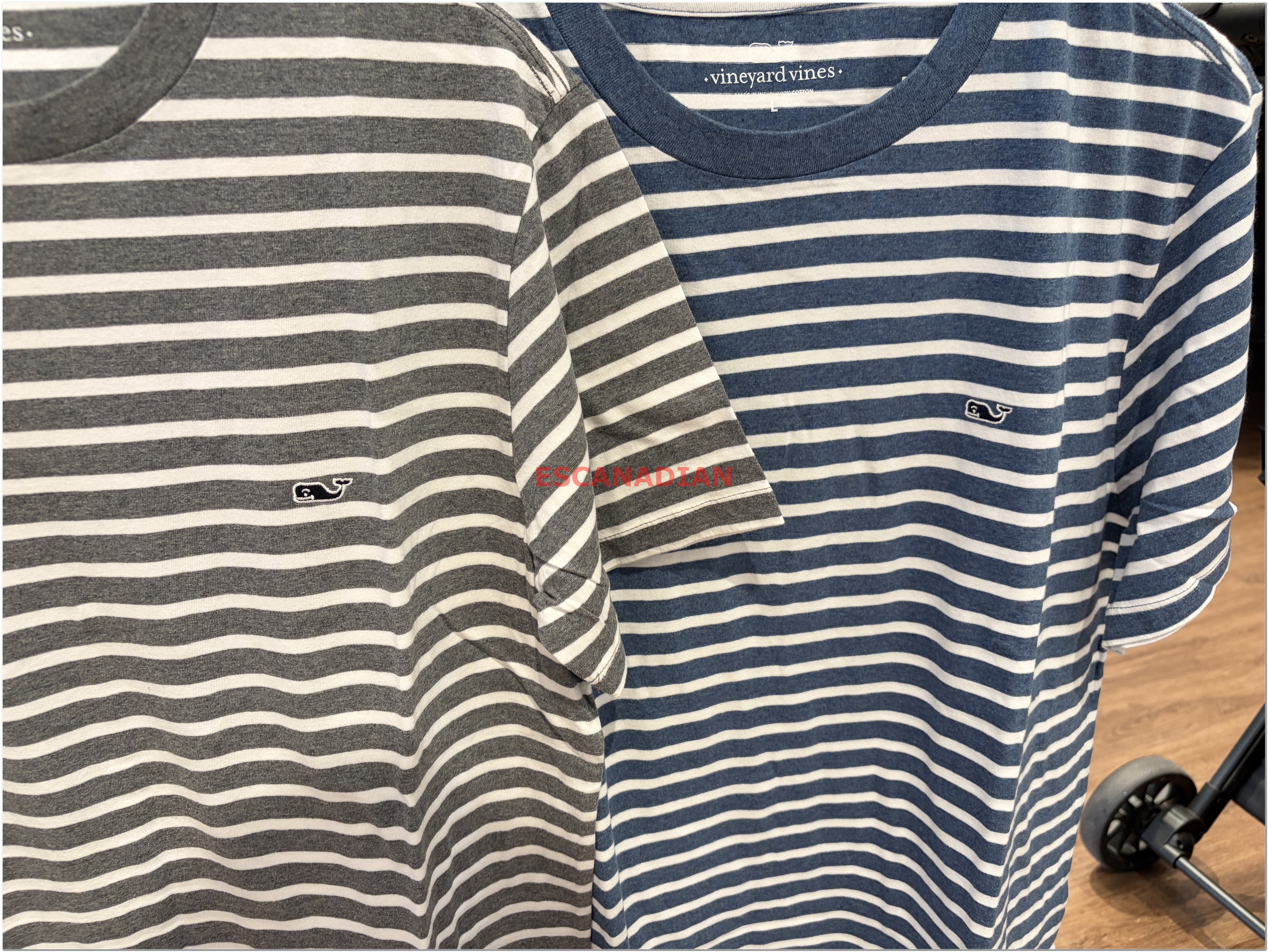 【限時】Vineyard Vines小鯨魚 男大人 橫條紋 刺繡小標 短TEE (2色)