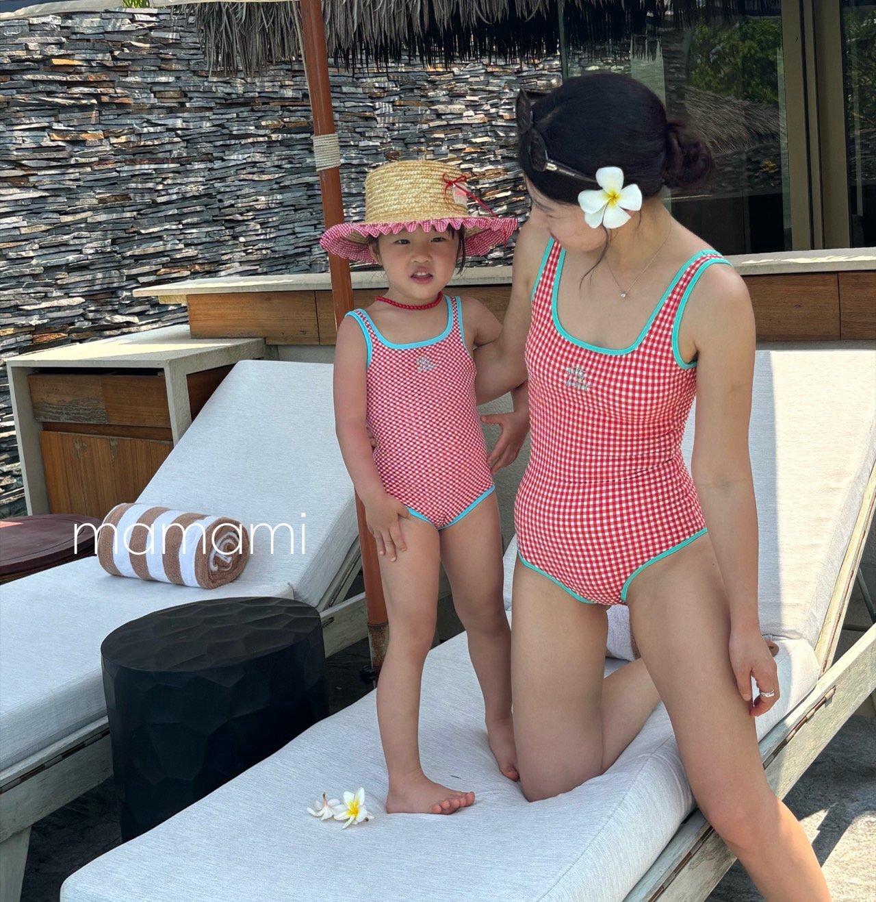 Candy Check 連身泳衣/Mom
