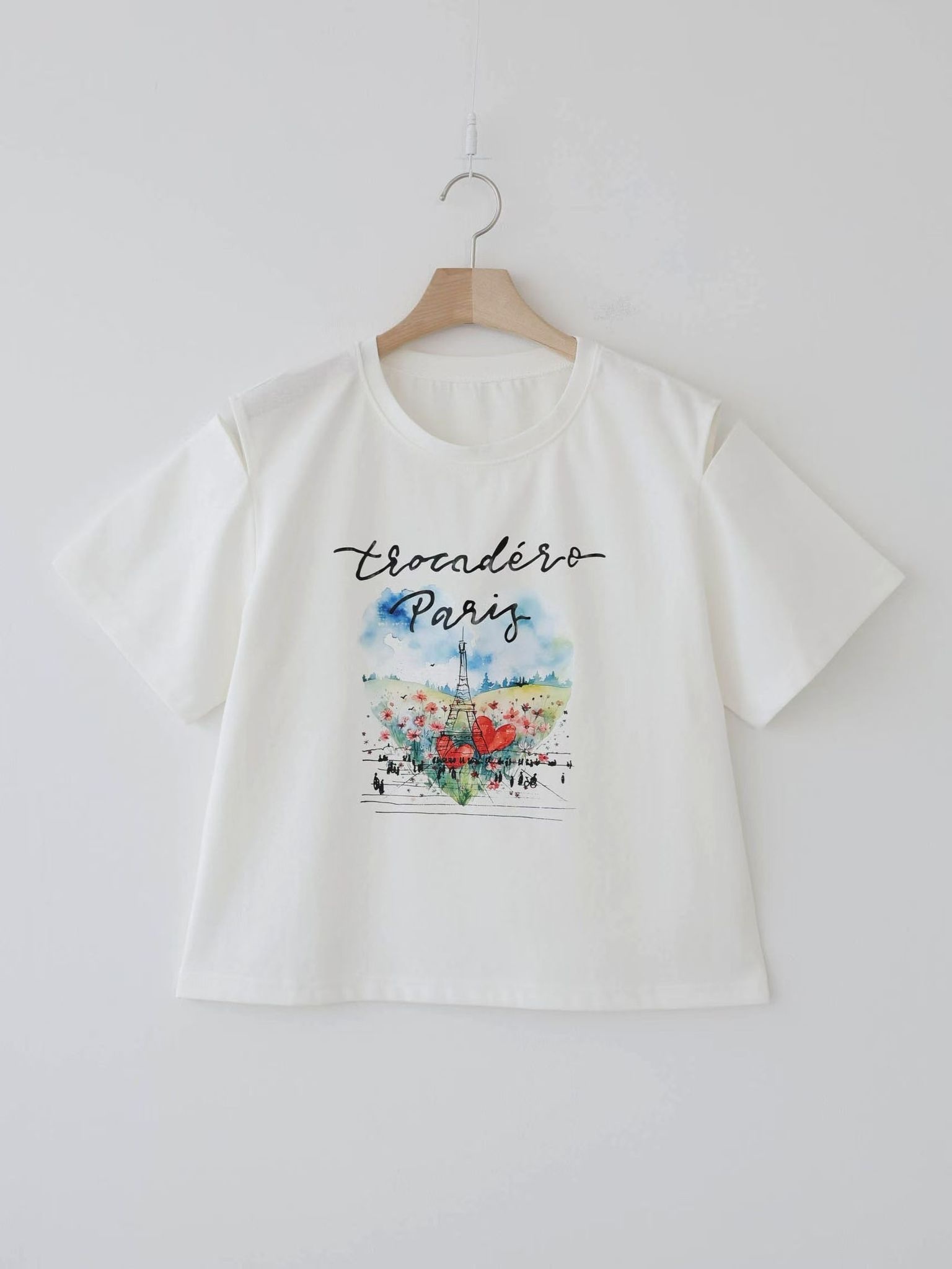 韓國C牌子型格露膊圖案top ～159F