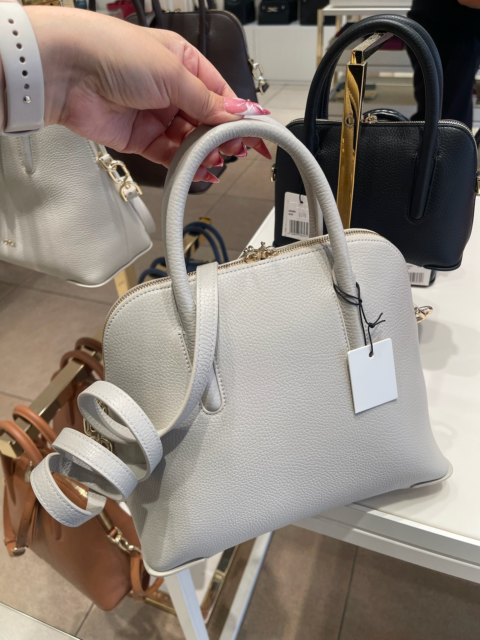 【預購】 H041852 Furla 荔枝紋皮革手提包