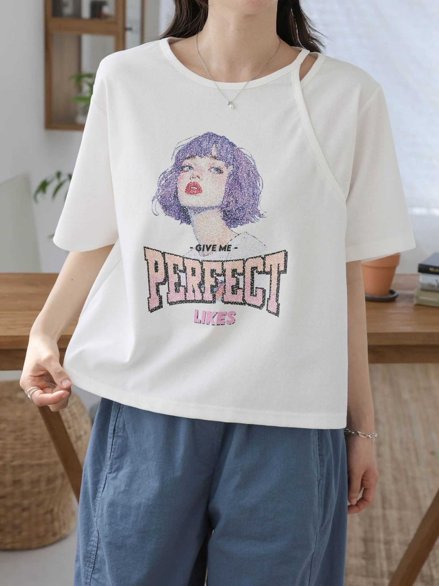 韓國C牌子高質少女圖案top ～159R