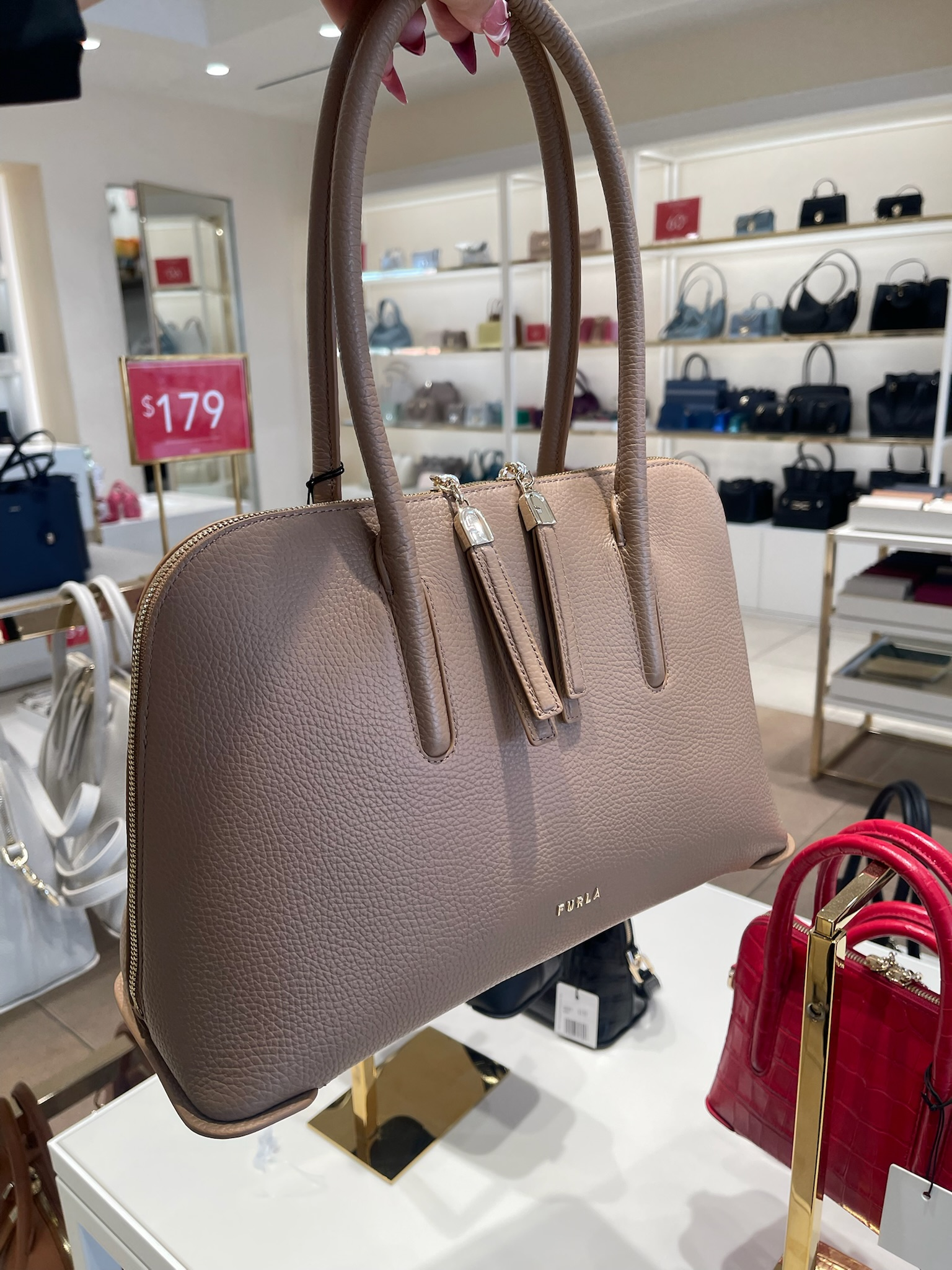 【預購】 H041853 Furla  圓頂托特包