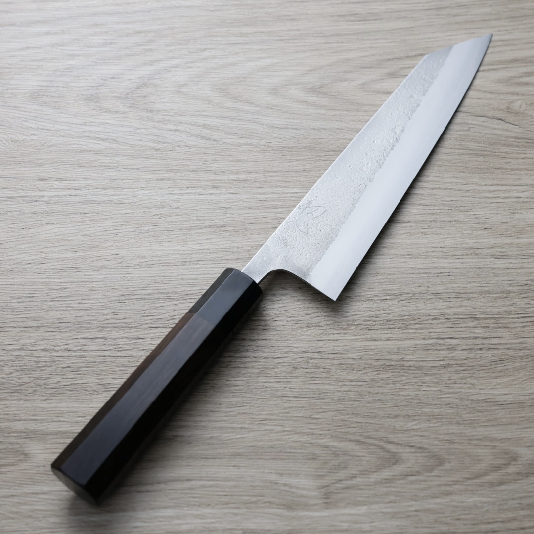 初心x吉金刃物 切付牛刀 210mm SKD高速鋼 梨地