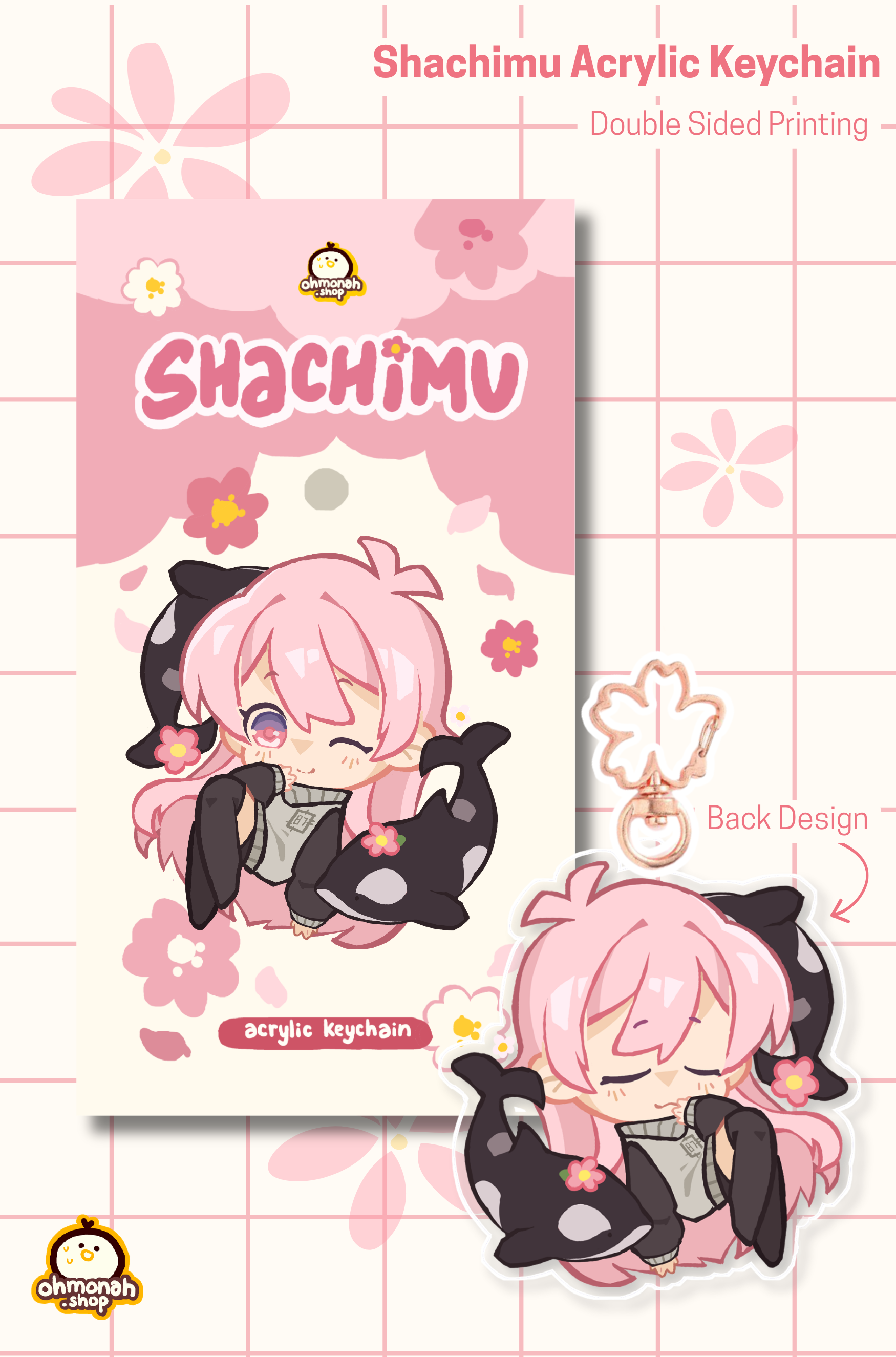 「ACG.GO」「代購」 Shachimu acrylic keychain