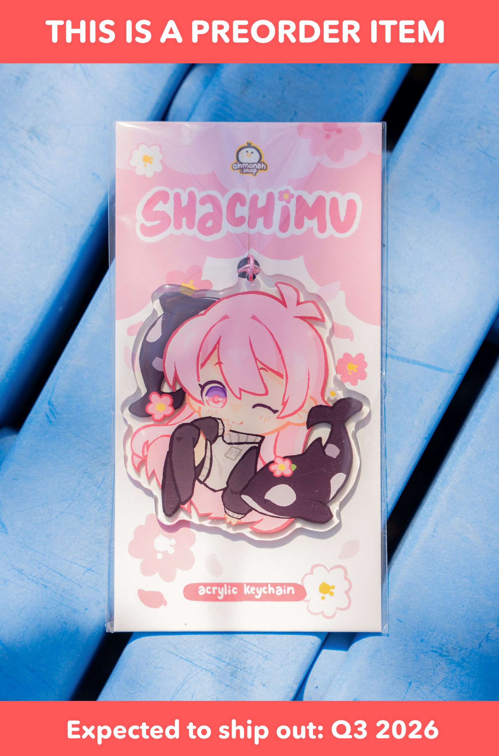 「ACG.GO」「代購」 Shachimu acrylic keychain