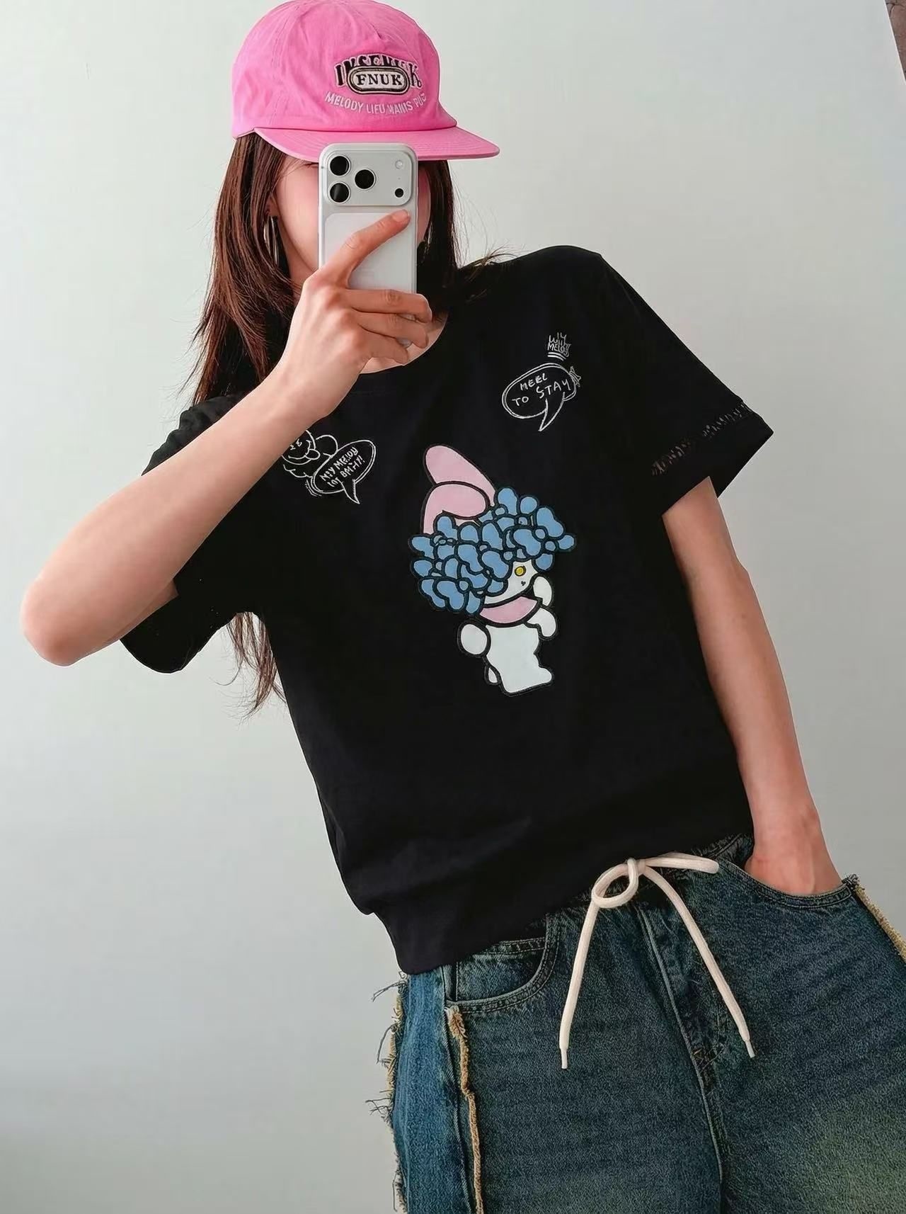 韓國iA 牌子高質公仔圖案top ～159AB