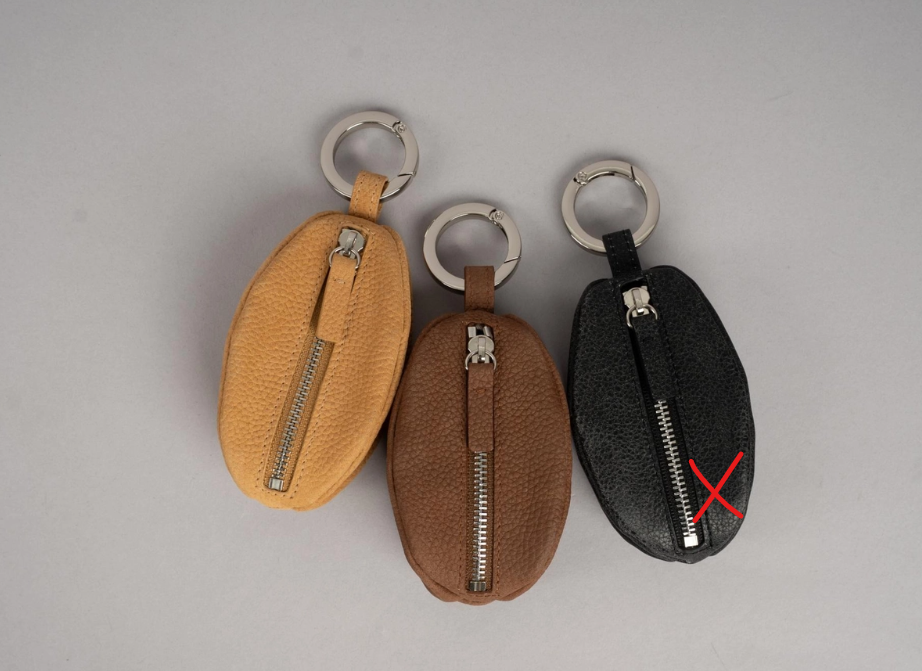 YE069 bucks&leather Pumpkin Pouch *5.5 x 10 x 4.5cm*