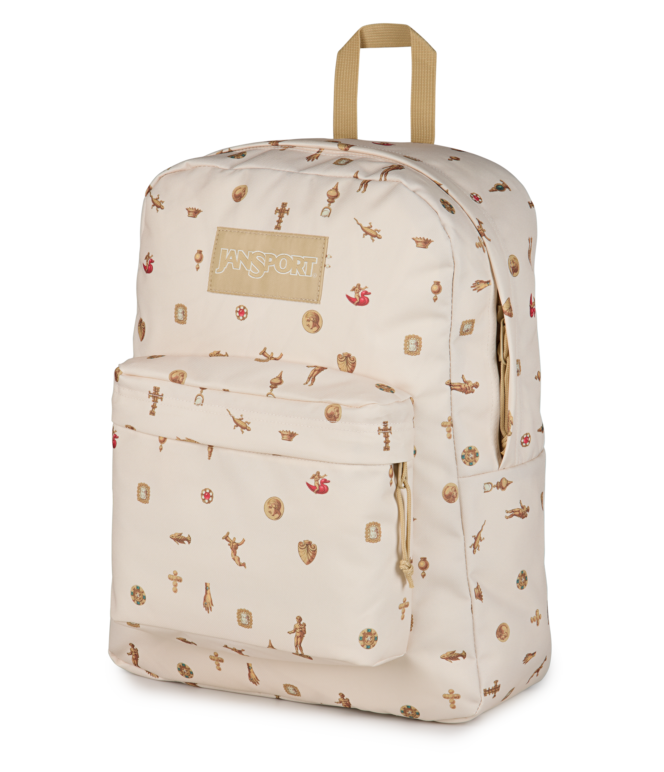 JANSPORT SUPERBREAK PLUS - GILDED RELICS MOON FLOWER/GOLD
