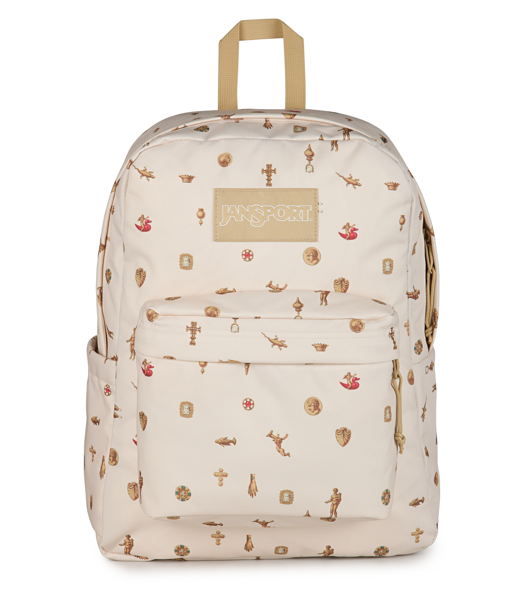 JANSPORT SUPERBREAK PLUS - GILDED RELICS MOON FLOWER/GOLD