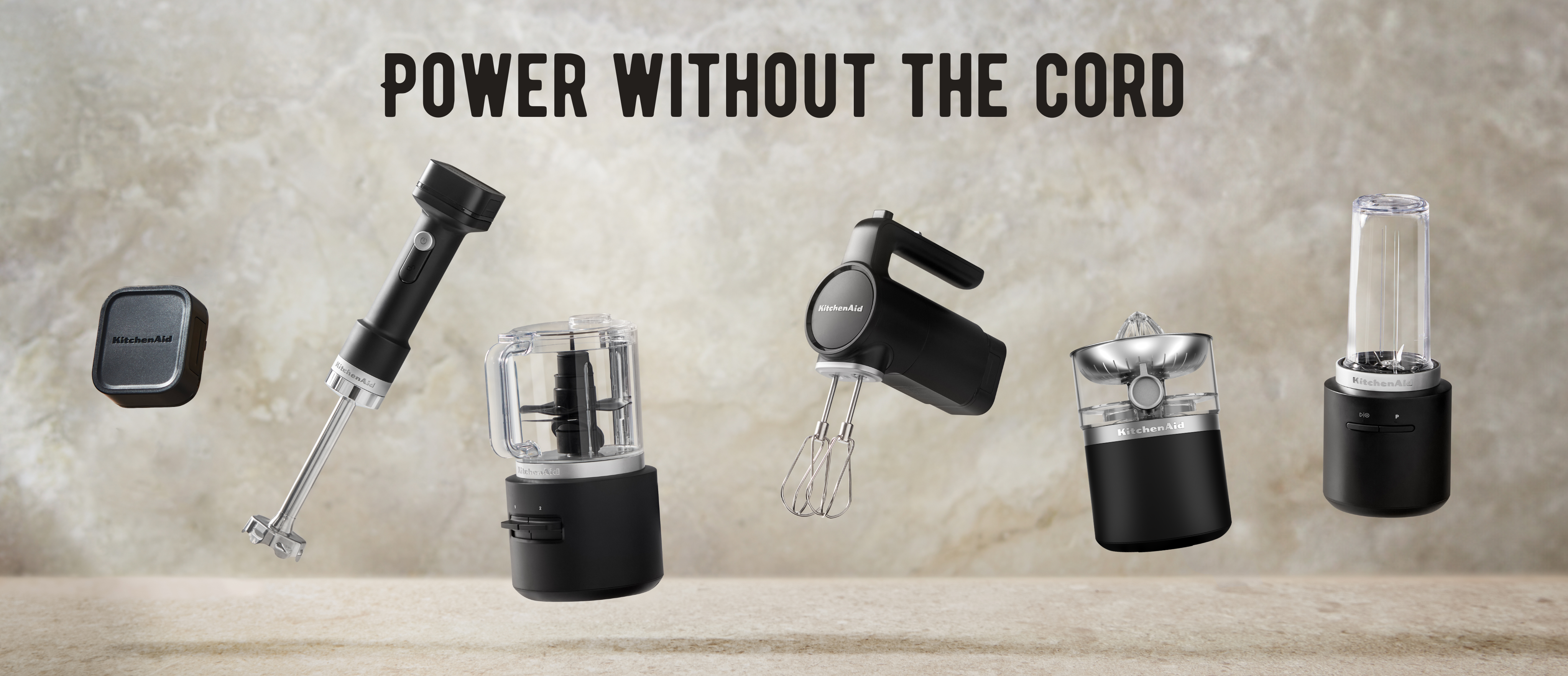 The KitchenAid Go Cordless offers powerful, portable mixing anywhere with rechargeable convenience.