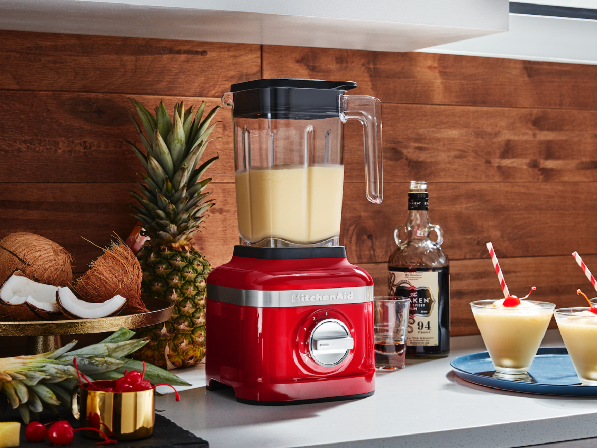 Powerful and durable, the KitchenAid Stand Blender blends, purees, and crushes with ease.