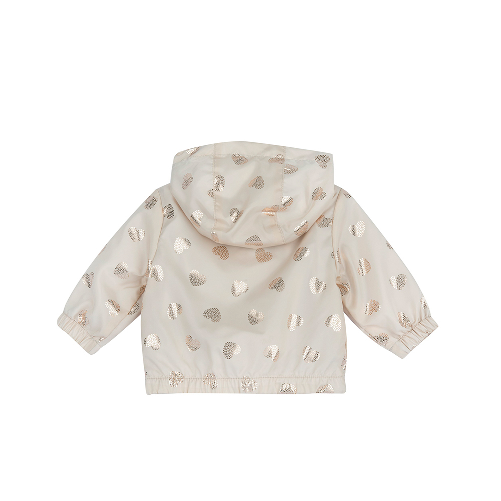 摩洛哥花園-金色愛心連帽防風外套 C