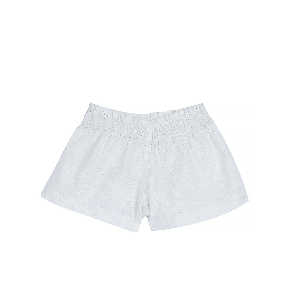 摩洛哥花園-繡花布短褲