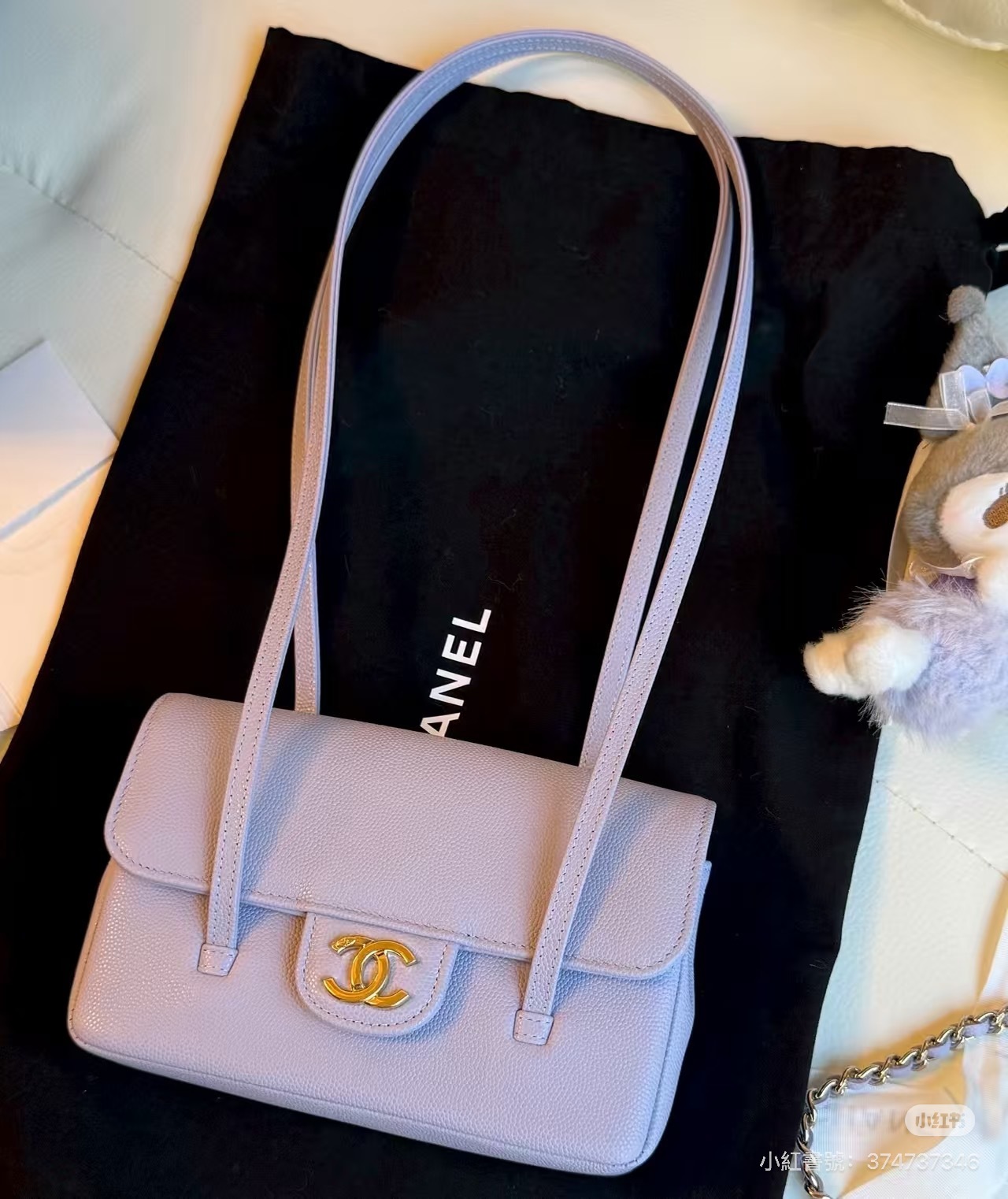 Chanel coco preppy mini 紫色