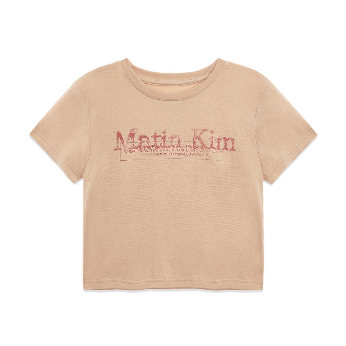 \平過香港超多😱4日限定直播價｜入code 3件-$58 / Matin Kim｜女生短版MK2577TS067M [3 colors]✨關鍵字：M88