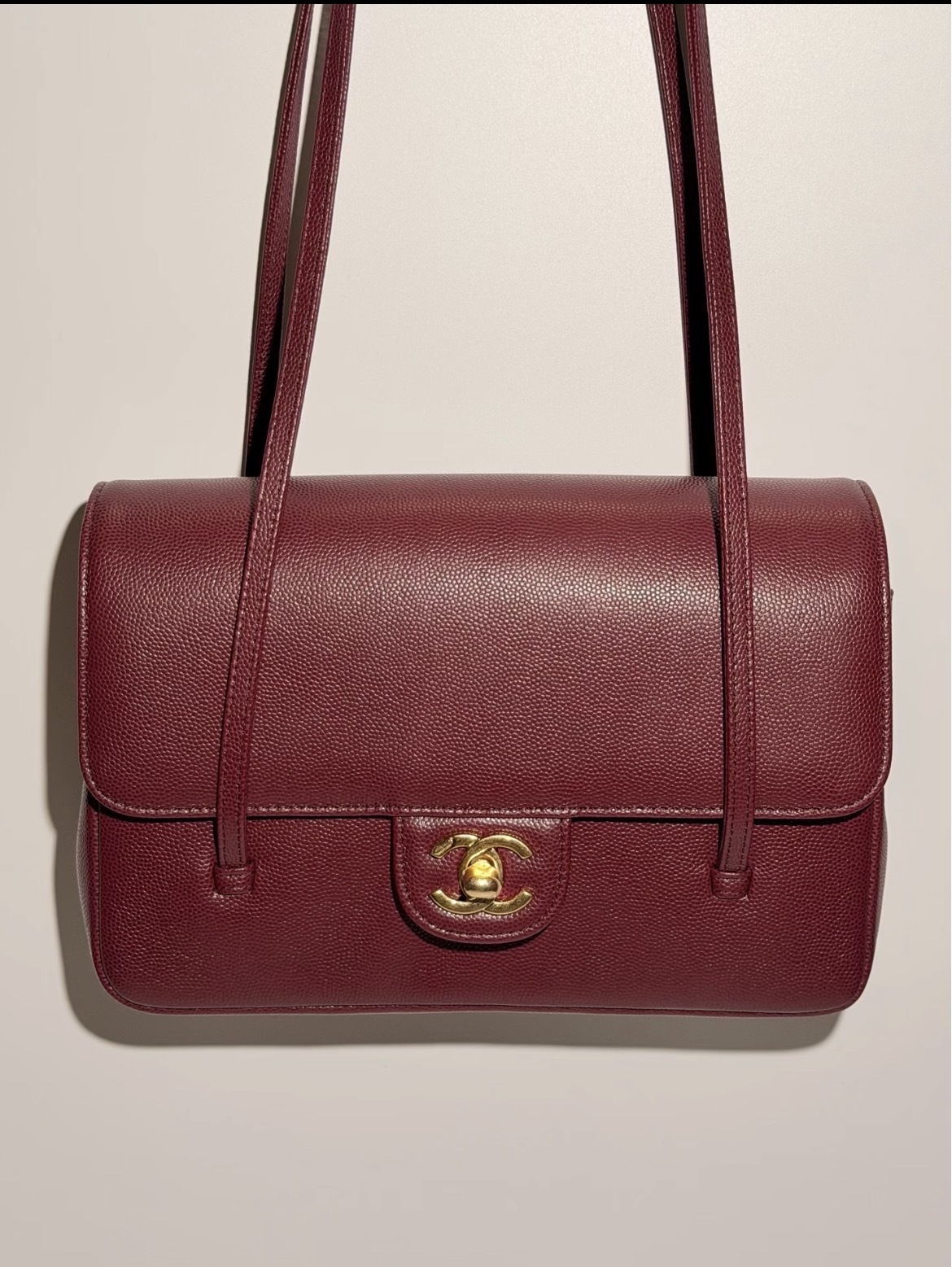 Chanel coco preppy mini  紅色