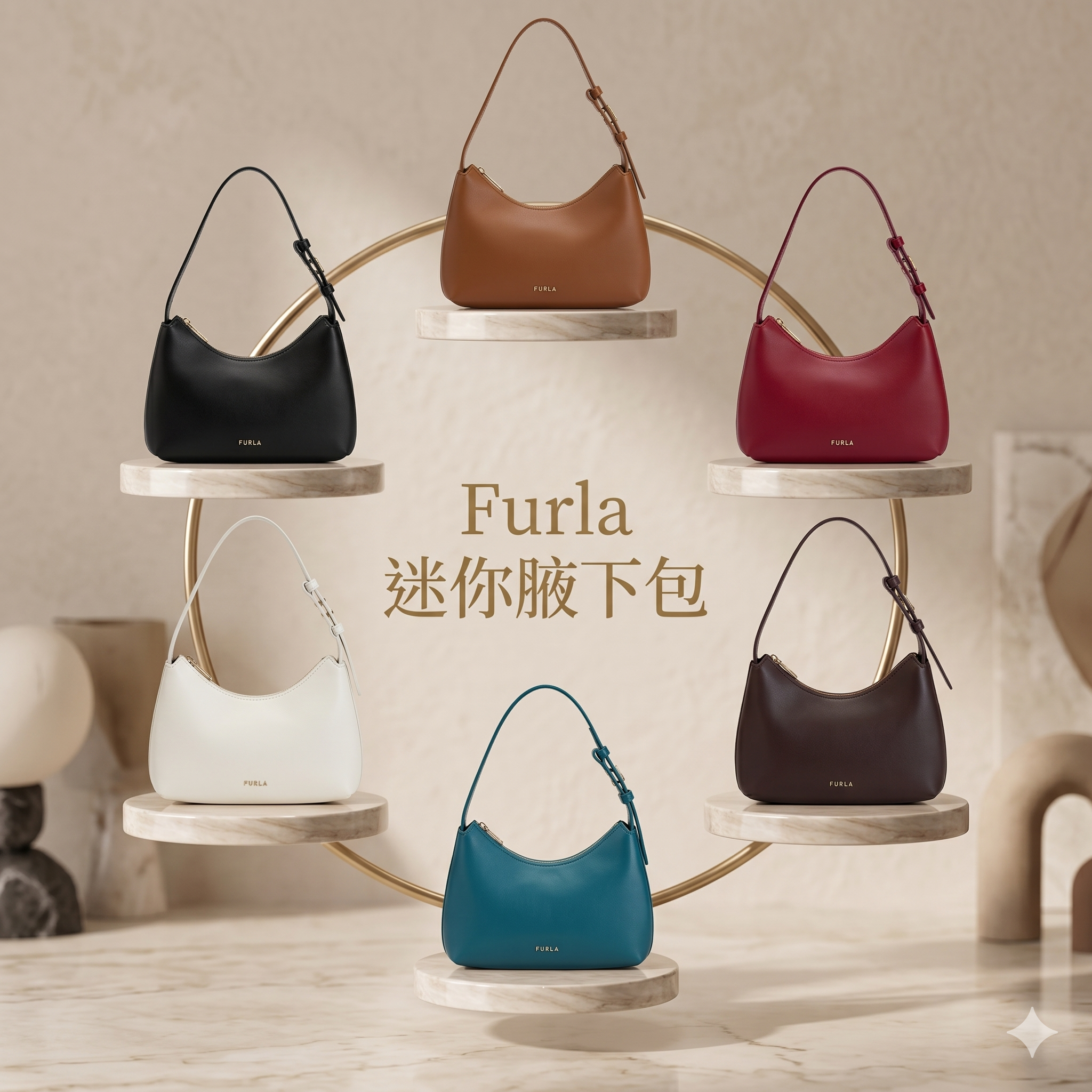 【預購】 H041856  Furla  迷你腋下包