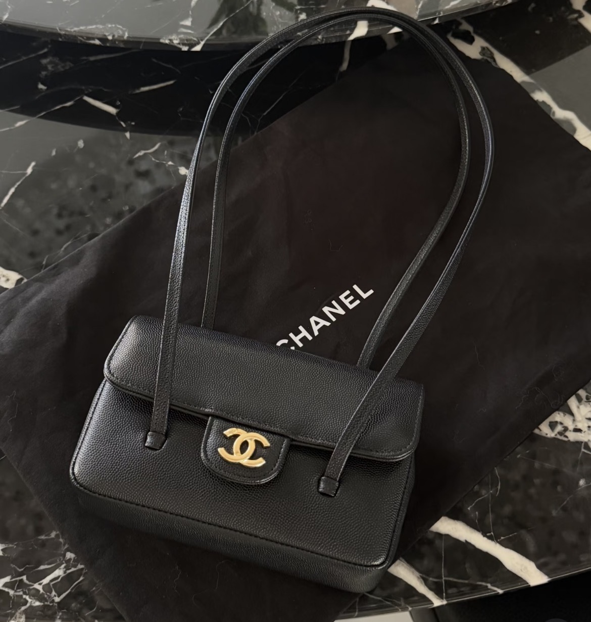 Chanel coco preppy mini 黑色