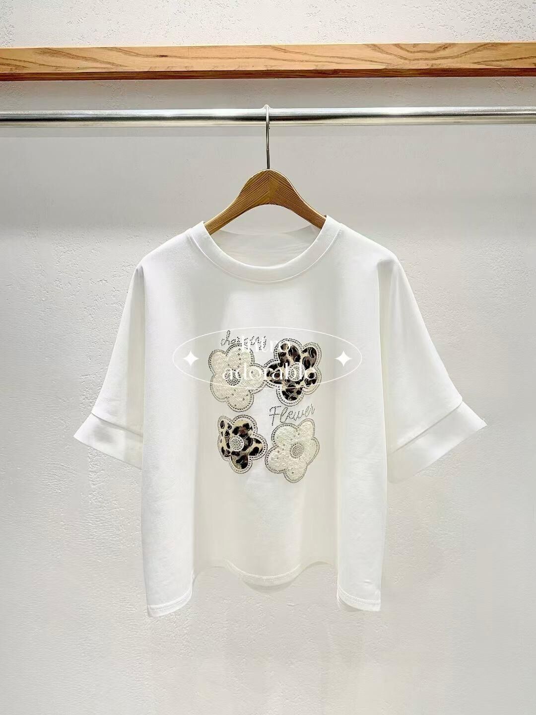 韓國 IN牌子花圖案top~159AC