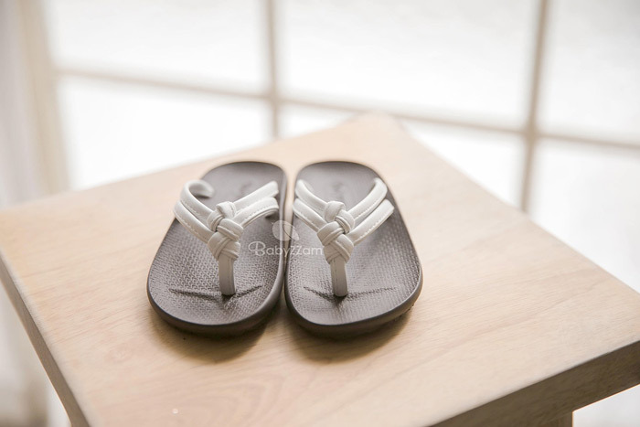 正韓夏Babyzzam 親子裝_兩色雙線夾腳拖