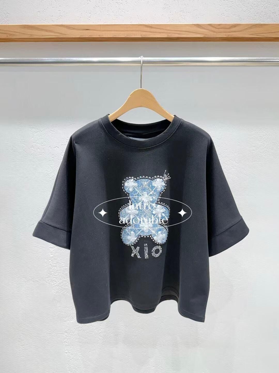 韓國IN牌子熊仔圖案top~159N