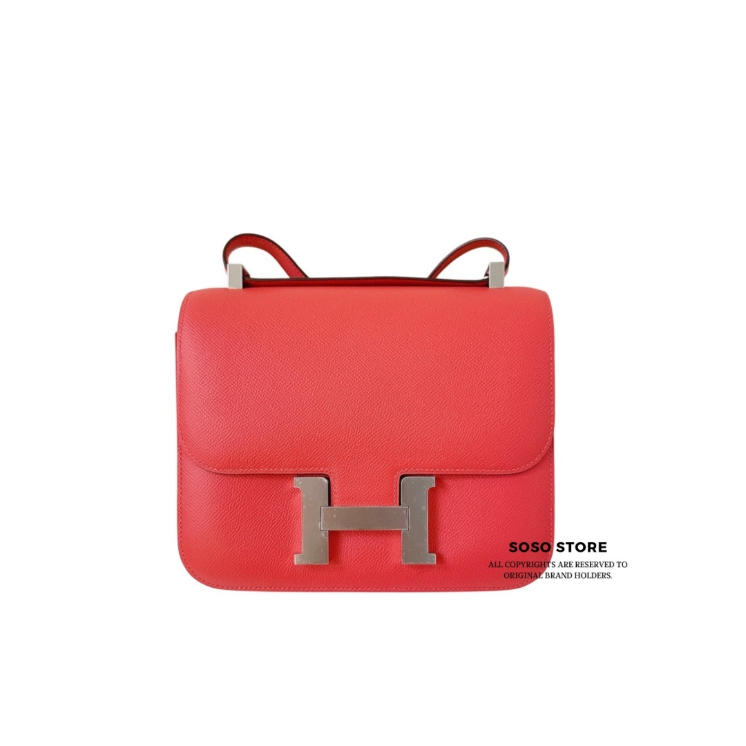 Hermes Constance Bag - Rouge de Coeur / SHW