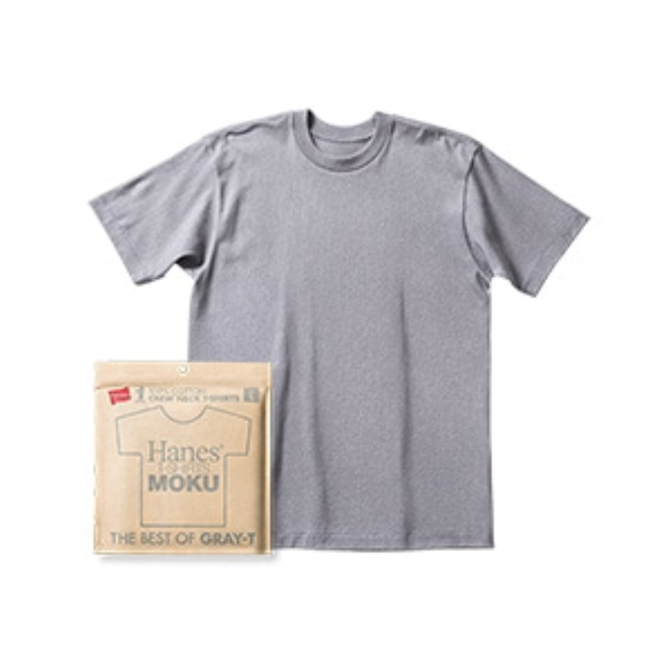 [現貨] Hanes Moku T-shirt | Grey (1pack 1piece)