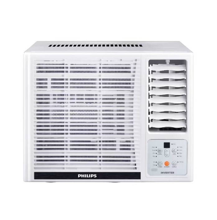 飛利浦 Philips    FAC12CA‧1.5匹 R32 變頻淨冷‧無線搖控‧窗口式冷氣機‧香港行貨,原廠2年全機及5年壓縮機保養‧