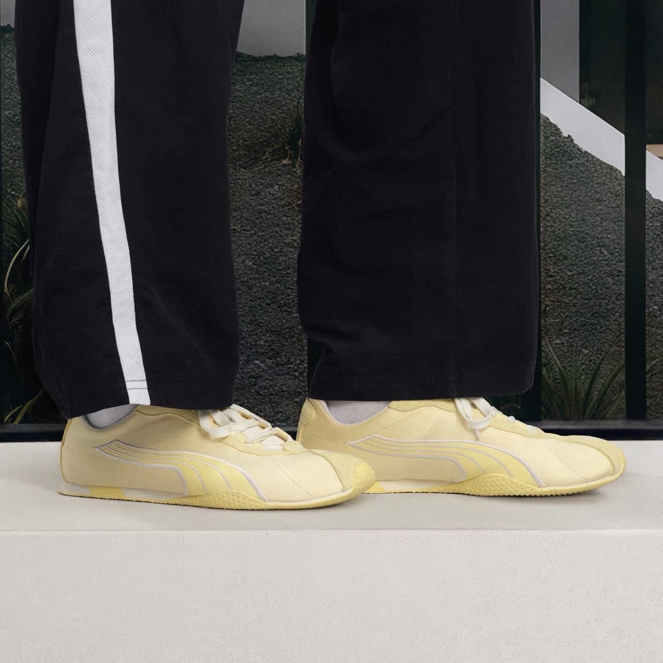 PUMA H-STREET 檸檬黃 清涼配色 薄底鞋 張凌赫同款 德訓 408612-02