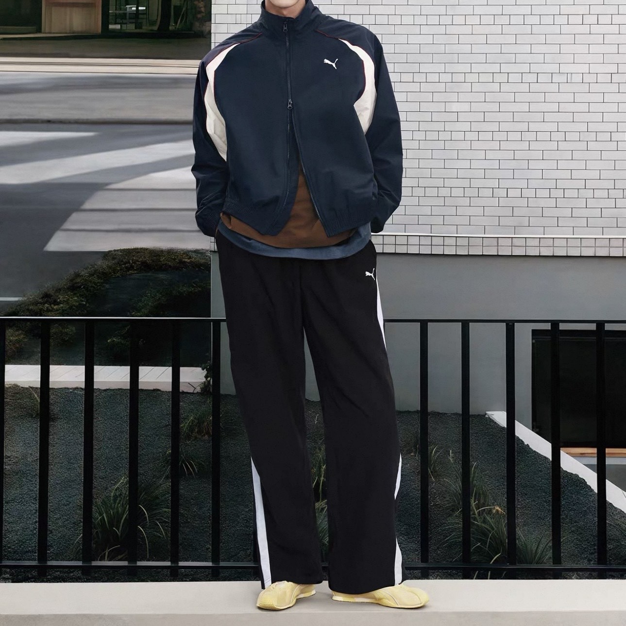 PUMA H-STREET 檸檬黃 清涼配色 薄底鞋 張凌赫同款 德訓 408612-02