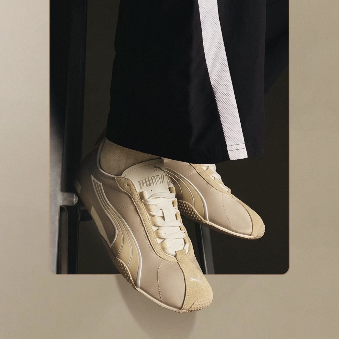 PUMA H-STREET 松砂色 卡其 張凌赫同款 薄底鞋 德訓 408612-01