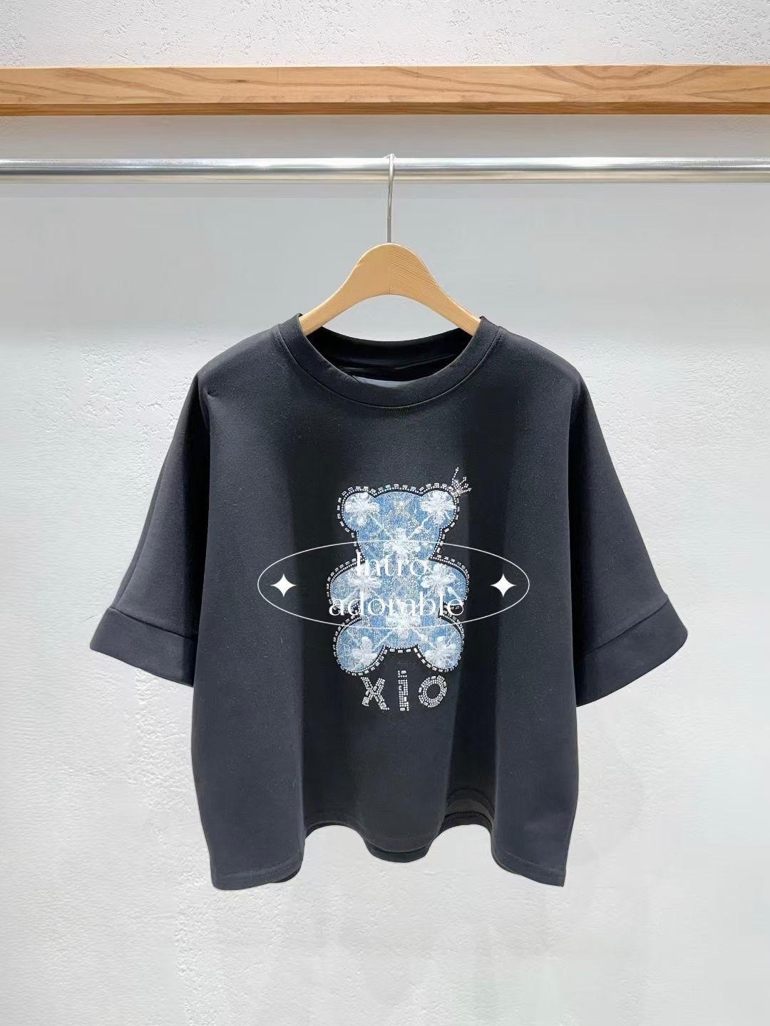 韓國IN牌子高質熊仔圖案top ～159N