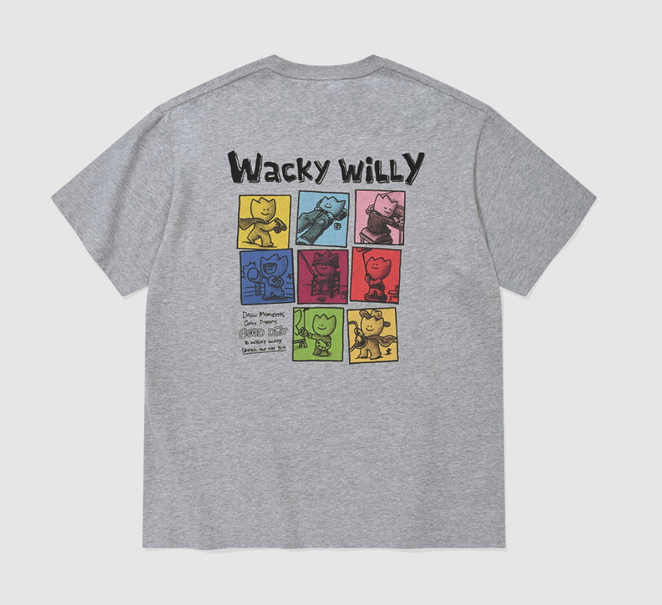 【現貨】Wacky willy 九宮格漫畫圖樣 短tee WA2602ST12